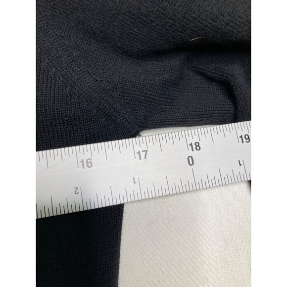 LACOSTE Mens Cotton Knit Jumper Sweater Size Small Black - Picture 4 of 11